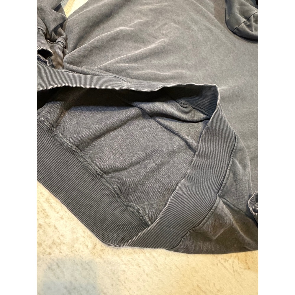 Gymshark Women Charcoal Grey Graphic Hoodie Oversized Sweatshirt Size S B5A4L - Picture 5 of 6